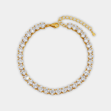 Faceted Green Stone Bracelet