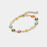 Floral Gold-Tone Bracelet