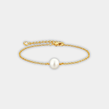Pearl Accent Gold Bracelet