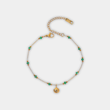 Green Beaded Bracelet