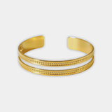 Double Band Gold Bracelet