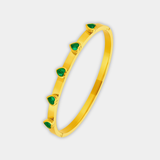 Green Stone Gold Bracelet