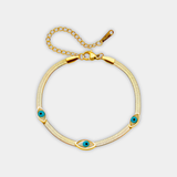 Eye Motif Gold Bracelet