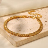 Braided Gold Bracelet