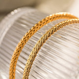 Braided Gold Bracelet