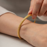 Braided Gold Bracelet