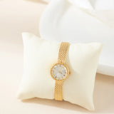Small Oval Gold Watch