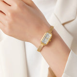 Rectangular Gold Watch