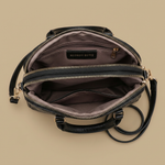 Hudson Rowe Crossbody Bag Croc Leather Women Handbag 05