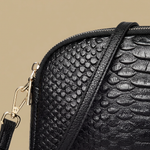 Hudson Rowe Crossbody Bag Croc Leather Women Handbag 06