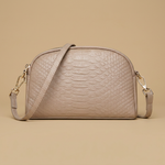 Hudson Rowe Crossbody Bag Croc Leather Women Handbag 07