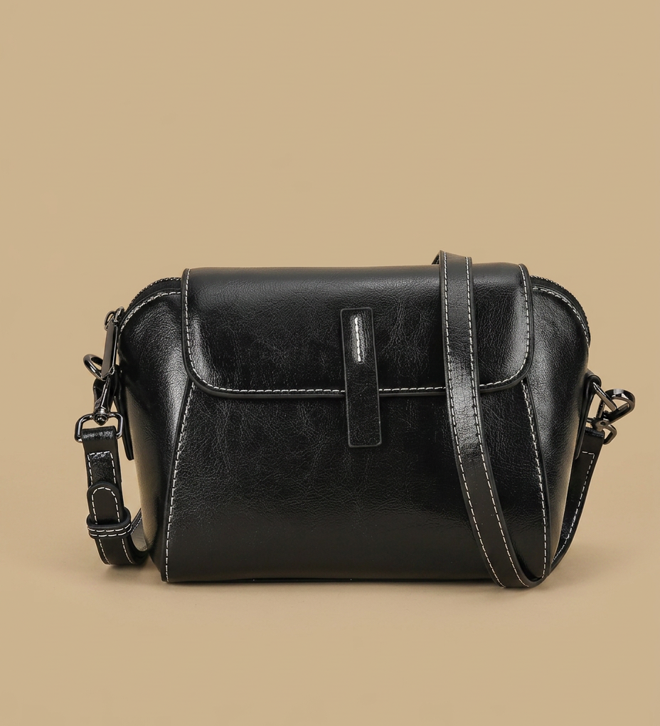 Hudson Rowe Crossbody Bag Small Leather Women Shoulder Bag 01