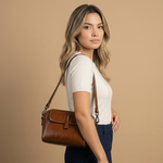 Hudson Rowe Crossbody Bag Small Leather Women Shoulder Bag 12