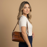 Hudson Rowe Crossbody Bag Small Leather Women Shoulder Bag 12