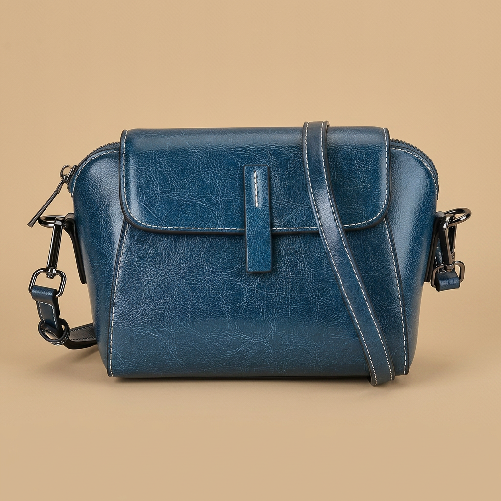 Hudson Rowe Crossbody Bag Small Leather Women Shoulder Bag 15