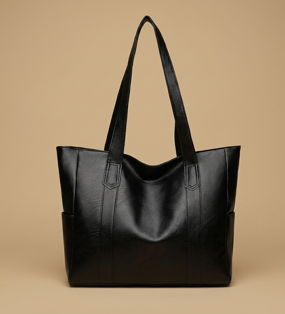 Hudson Rowe Tote Bag Large Leather Women Shoulder Bag 01