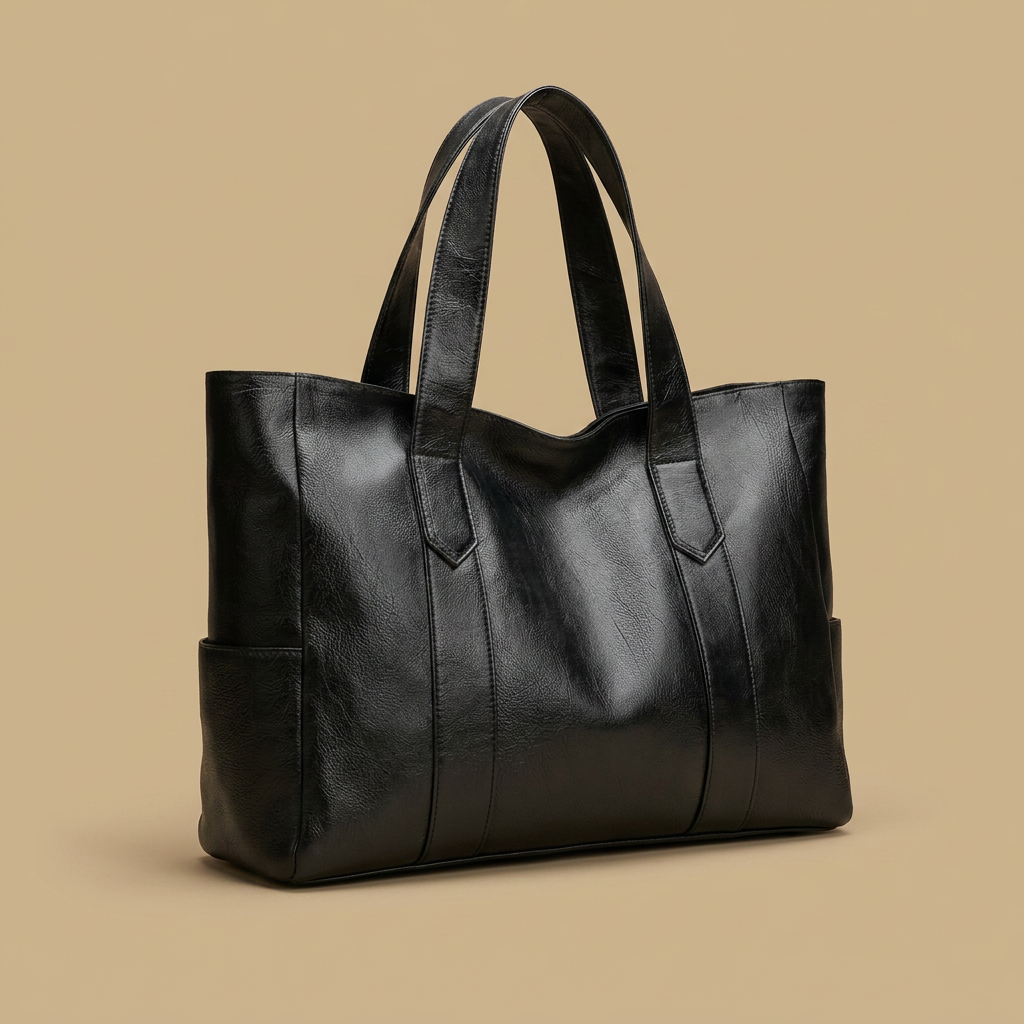 Hudson Rowe Tote Bag Large Leather Women Shoulder Bag 03