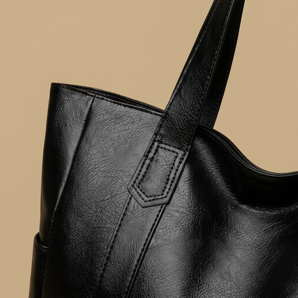 Hudson Rowe Tote Bag Large Leather Women Shoulder Bag 04