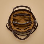 Hudson Rowe Tote Bag Large Suede Leather Handbag 05