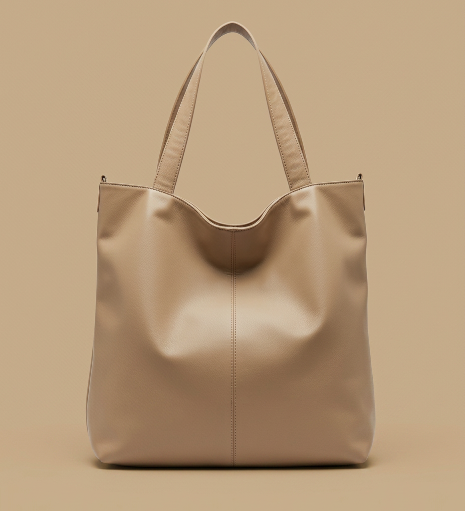 Hudson Rowe Tote Bag Women Soft Leather Handbag 01