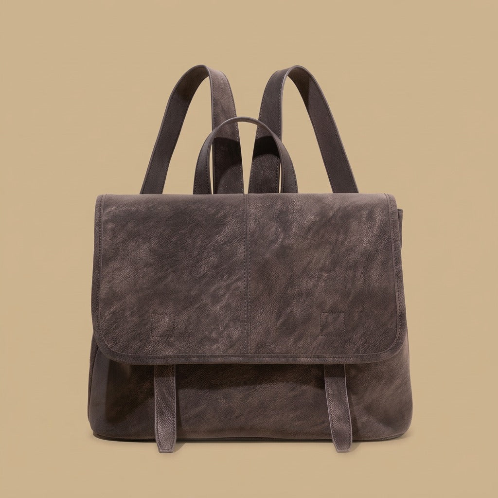 Womens Fashion Retro Cowhide Backpack Bag