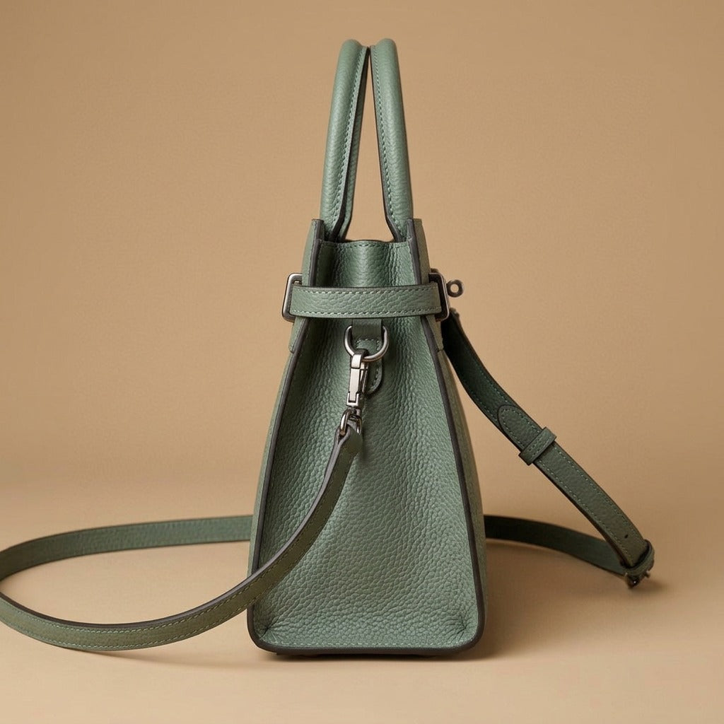 High-Grade Small Square Genuine Leather All-match Shoulder Bag