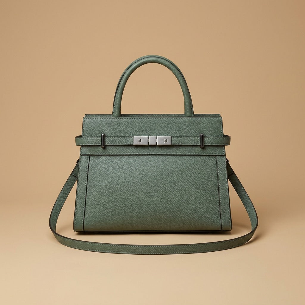 High-Grade Small Square Genuine Leather All-match Shoulder Bag
