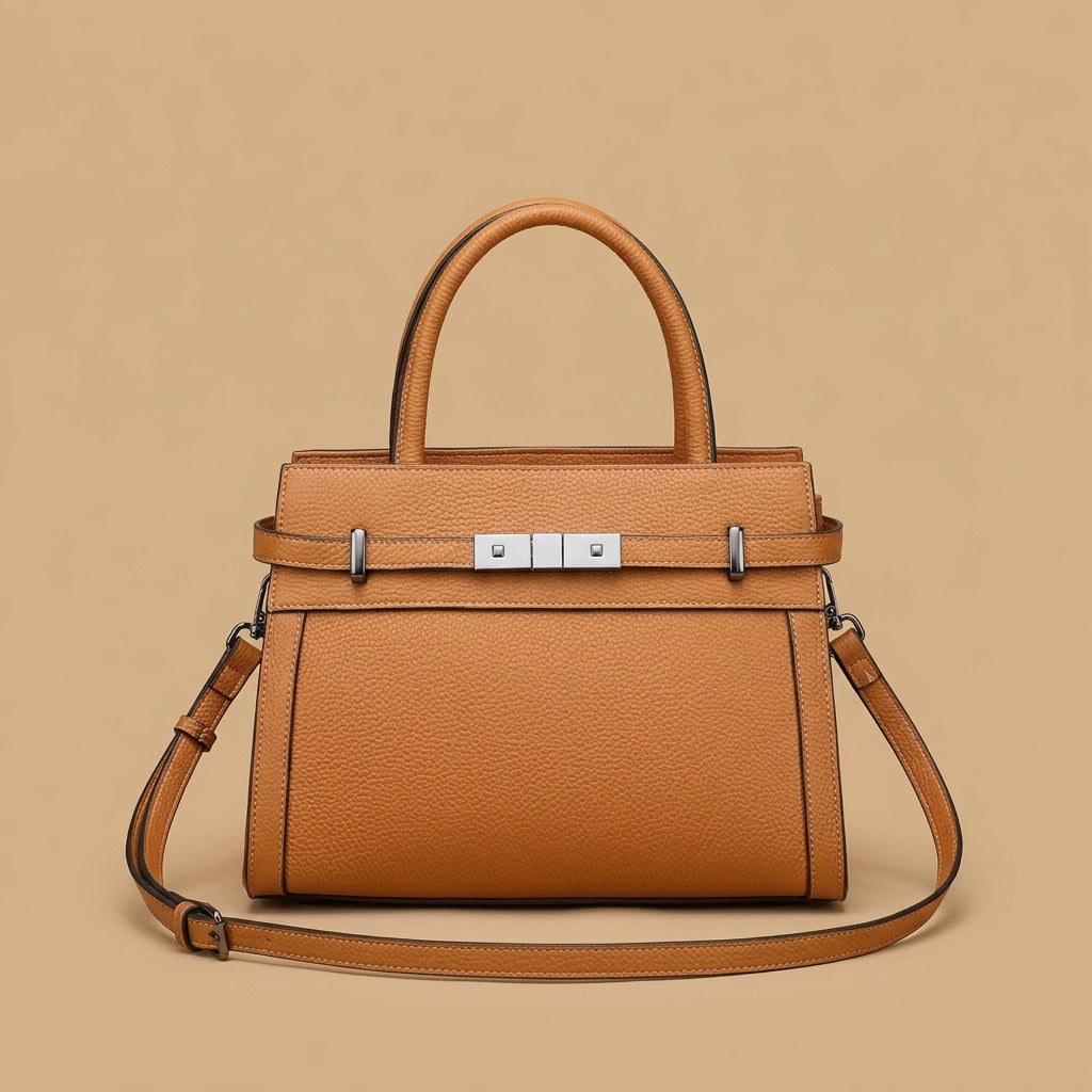 High-Grade Small Square Genuine Leather All-match Shoulder Bag