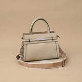 High-Grade Small Square Genuine Leather All-match Shoulder Bag
