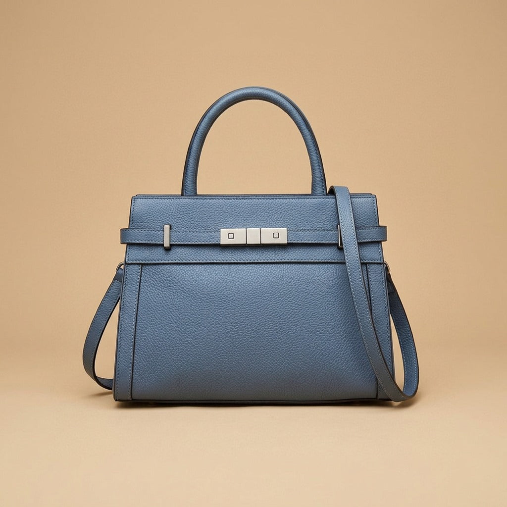 High-Grade Small Square Genuine Leather All-match Shoulder Bag