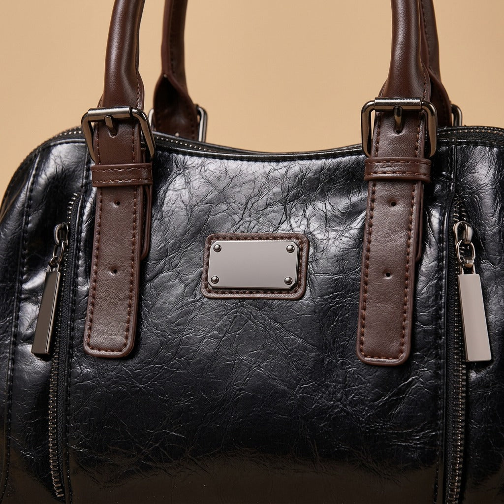 One-shoulder Portable Messenger Large-capacity Soft Leather Female Bag
