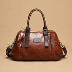 One-shoulder Portable Messenger Large-capacity Soft Leather Female Bag