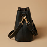 Fashion Retro One-shoulder Crossbody Underarm Bucket Bag