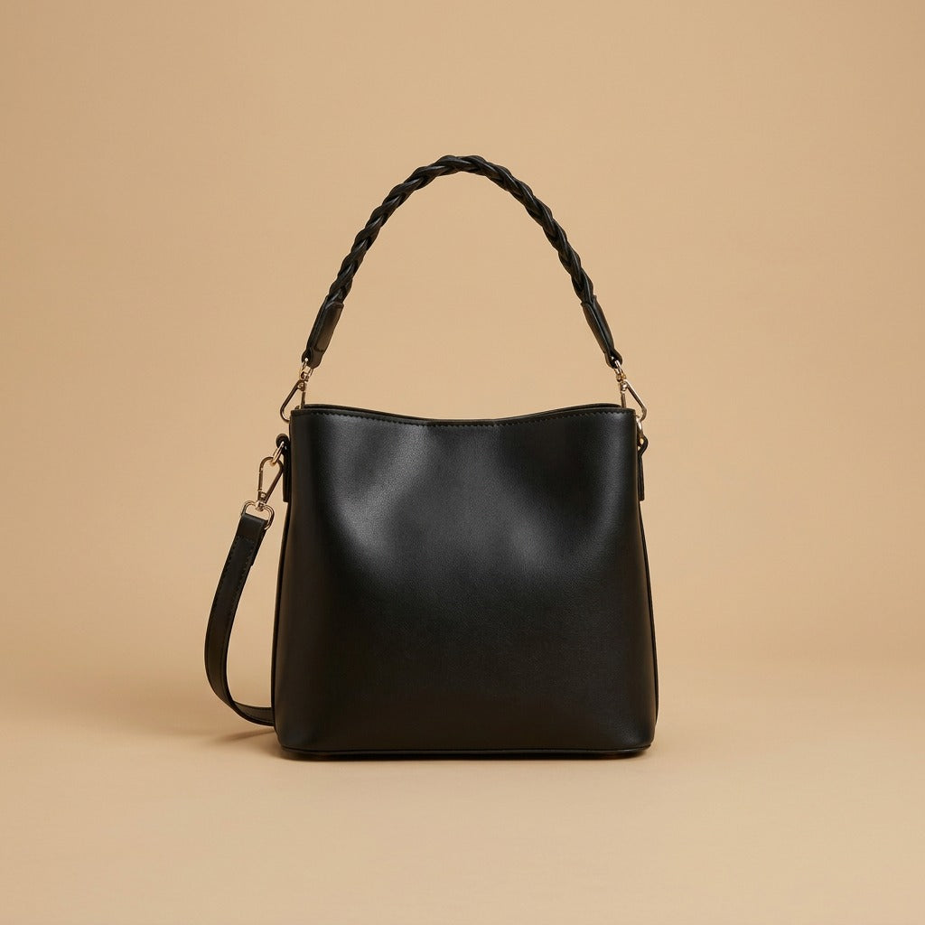 Fashion Retro One-shoulder Crossbody Underarm Bucket Bag