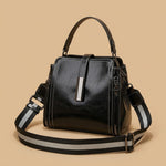 Genuine Leather Women's Fashion Portable Shoulder Commute Crossbody Bag