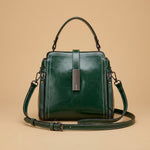 Genuine Leather Women's Fashion Portable Shoulder Commute Crossbody Bag