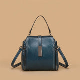 Genuine Leather Women's Fashion Portable Shoulder Commute Crossbody Bag