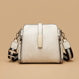 Genuine Leather Women's Fashion Portable Shoulder Commute Crossbody Bag