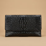 Fashion Brand Leather Ladies Large-capacity Pattern Clutch Bag