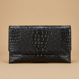 Fashion Brand Leather Ladies Large-capacity Pattern Clutch Bag
