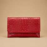 Fashion Brand Leather Ladies Large-capacity Pattern Clutch Bag