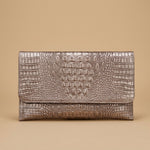 Fashion Brand Leather Ladies Large-capacity Pattern Clutch Bag