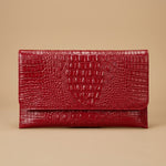 Fashion Brand Leather Ladies Large-capacity Pattern Clutch Bag