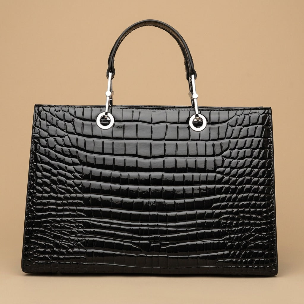 Cowhide Bag Women's Large Capacity Handbag