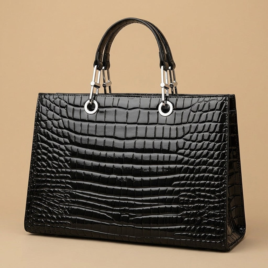 Cowhide Bag Women's Large Capacity Handbag