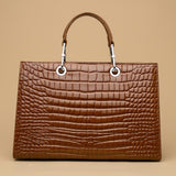Cowhide Bag Women's Large Capacity Handbag