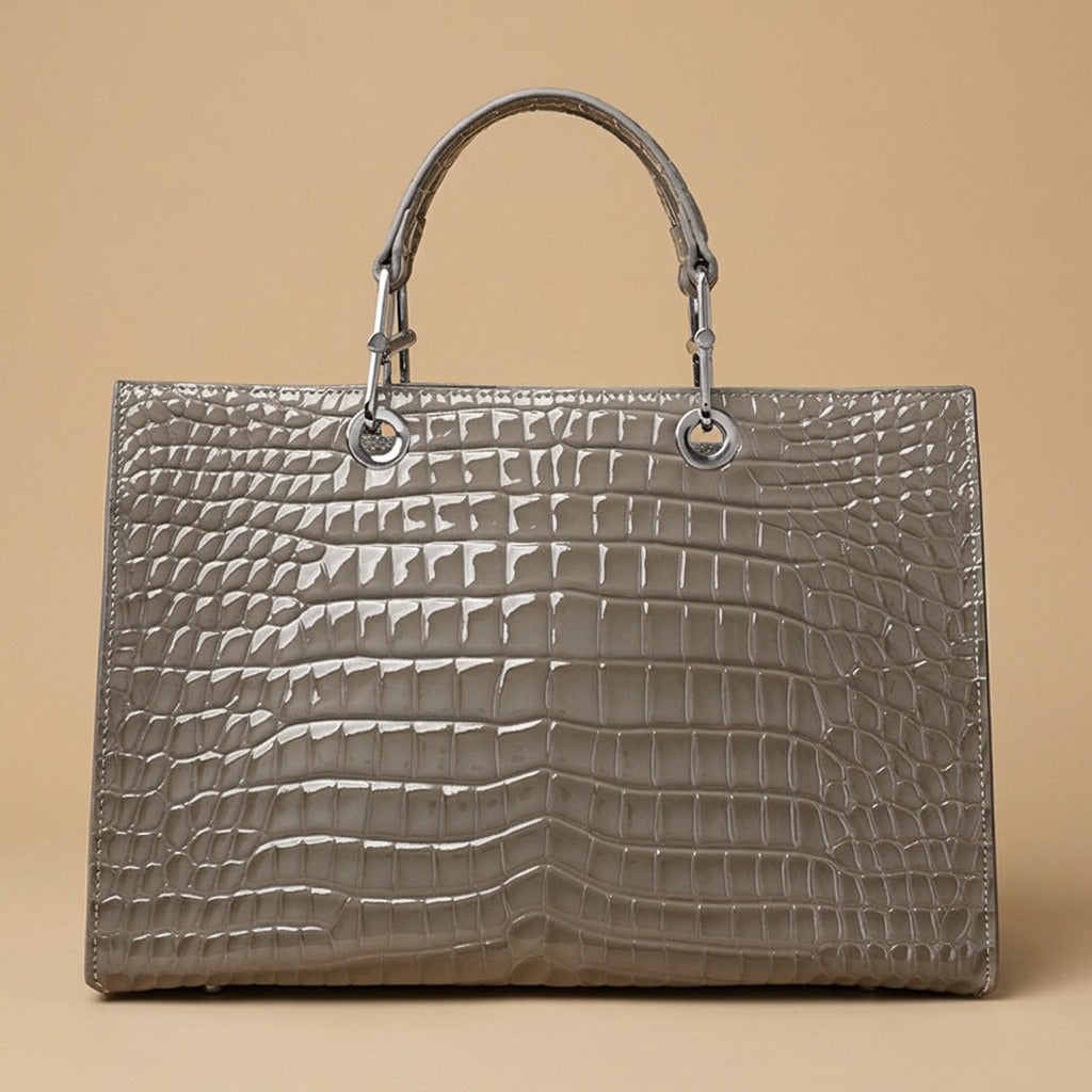 Cowhide Bag Women's Large Capacity Handbag