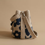 Hand-Crocheted Flower Tote Bag For Women