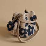 Hand-Crocheted Flower Tote Bag For Women