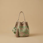 Hand-Crocheted Flower Tote Bag For Women